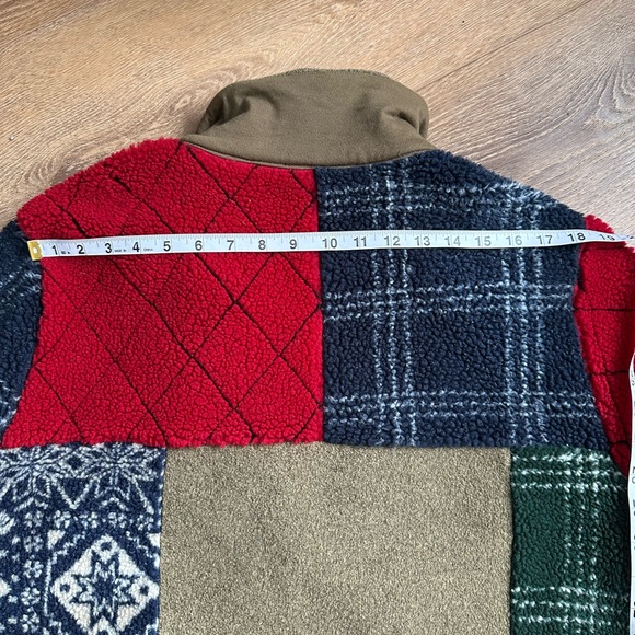 Colorful Patchwork Teddy Jacket - Picture 5 of 10